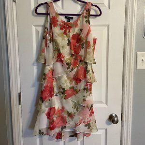Floral Tiered Petal Dress